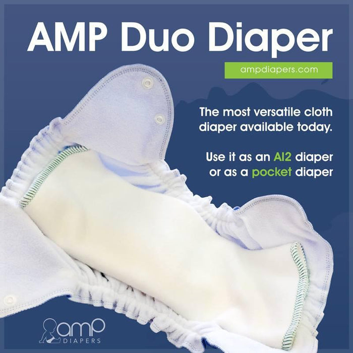 AMP One Size Duo Pocket Diaper