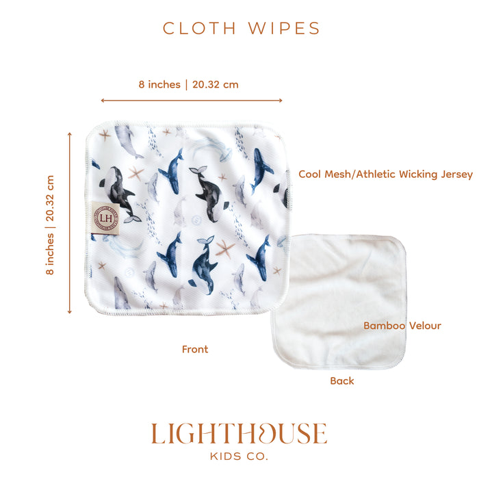 Lighthouse Kids Co. - Cloth Wipes (6/pack)