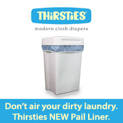 Thirsties Simple Diaper Pail Liner (Large & Mini Sizes)